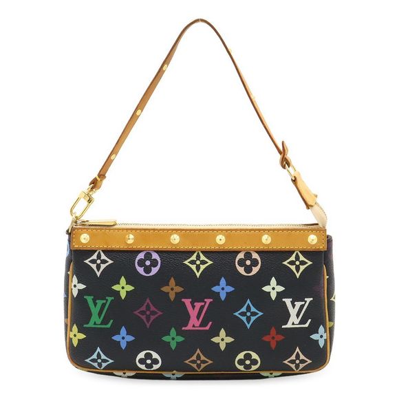Louis Vuitton Monogram Multicolor Accessoires Accessory Pouch Handbag Small Bag - Picture 1 of 8